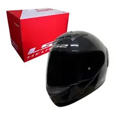 LS2 - Casco Integral NS352 SM - TALLA M - NEGRO BRILLOSO