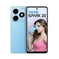 TECNO MOBILE - SMARTPHONE SPARK 20 KJ5 256GB ROM+ 16GB RAM EXTENDIDA (8GB +8GB RAM ) MAGIC SKIN BLUE