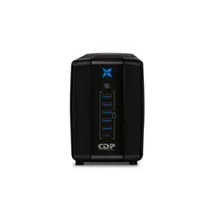 CDP - UPS R-UPR1008I 1000VA 8 SALIDAS/5 PORT USB/AUTONOMIA 40 MIN NEGRO