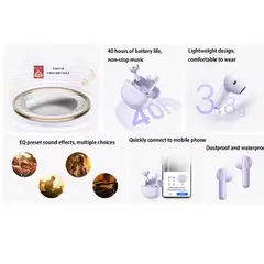 HONOR - Audífonos X8 Morado Bluetooth y S10 P Reloj inteligente