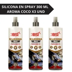 3BSI - SILICONA PROTECTOR UV AROMA COCO 300 ML X3 UND