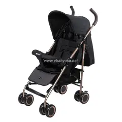 EBABY - Coche Bastón Reclinable Travis 214-4 Negro
