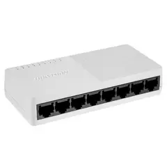 HIKVISION - DS-3E0108D-O Conmutador Fast Ethernet de plástico de 8 puertos
