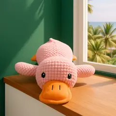 GENERICO - Pato Peluche Amigable Juguete para Mascotas