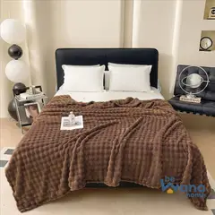 CASATEX - Manta Antialérgica Piel de Oso Queen Bronw