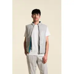 VELEZ - Vélez Chaleco Doble Faz Acolchado Hombre Poliéster Azul Agua