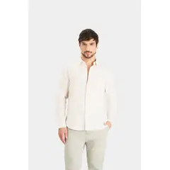 VELEZ - Vélez Camisa Oxford Manga Larga Calagua Hombre Arena