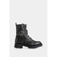 VELEZ - Vélez Botines Altar Cuero Brush Off Mujer Negro