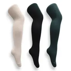 LIMA ATELIER - PACK X3 PANTY BEBÉ NIÑA ALGODÓN PIMA GRUESA DE INVIERNO