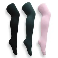 LIMA ATELIER - PACK X3 PANTY BEBÉ NIÑA ALGODÓN PIMA GRUESA DE INVIERNO