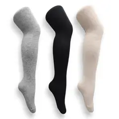 LIMA ATELIER - PACK X3 PANTY BEBÉ NIÑA ALGODÓN PIMA GRUESA DE INVIERNO