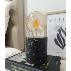 GENERICO - Lámpara de Diseño Charcoal Terrazo Negro