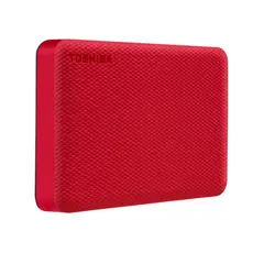 TOSHIBA - Disco Duro Externo 2 TB Canvio Advance Rojo