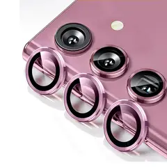 GENERICO - Protector de Lente Glass Individual Compatible con Galaxy S24 Rosado