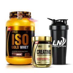 LEVEL PRO - Iso Gold Whey 1.1 kg rich chocolate + Creatina 250 g + shaker