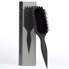 GENERICO - PEINE PARA RIZOS - CURLY HAIR BRUSH NEGRO