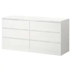 STARHOME - Cómoda Muebles Signal Blanco 6 cajones 160 cm