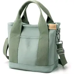 PUREPOWER - Bolso Hombro Diagonal Cruz Lona Engrosada Ocio Diario -Verde