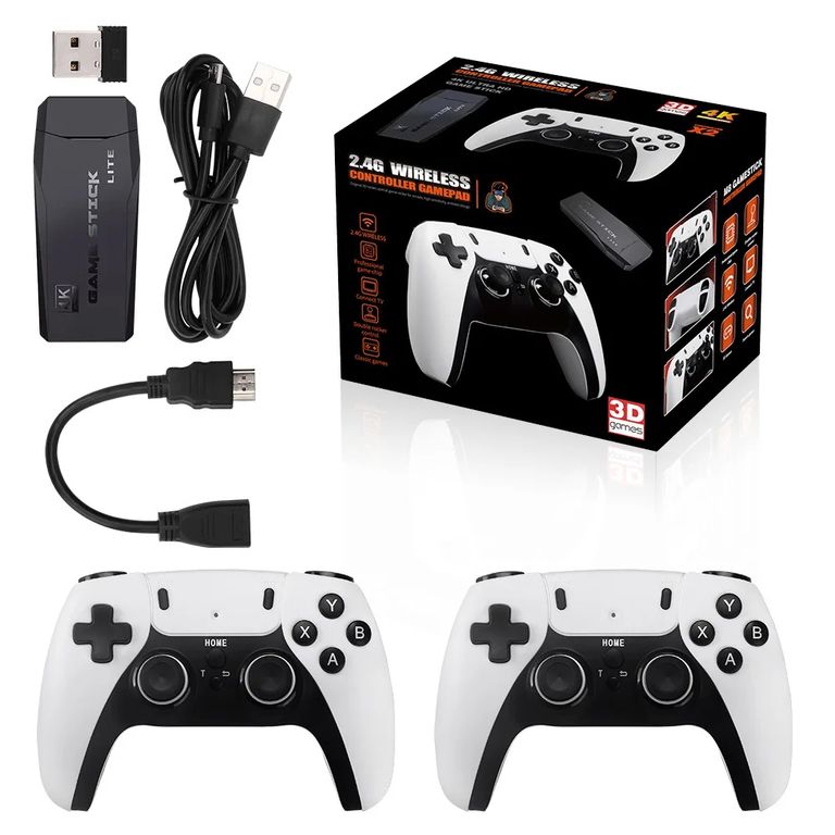Consola de videojuegos M8 PRO 24G 4K HD 20000+ juegos clásicos 64Gb