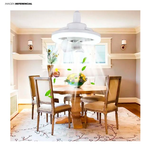 Foco Smart Ventilador LED Giratorio Ajustable