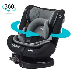 PRIORI - Silla de Auto Bebé 360° First Plus Negro