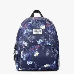 OCEANO - Mochila Lanis Azul Flores