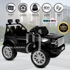 CONFORT - Carro a Batería para niños «SPEED» Todo Terreno Black