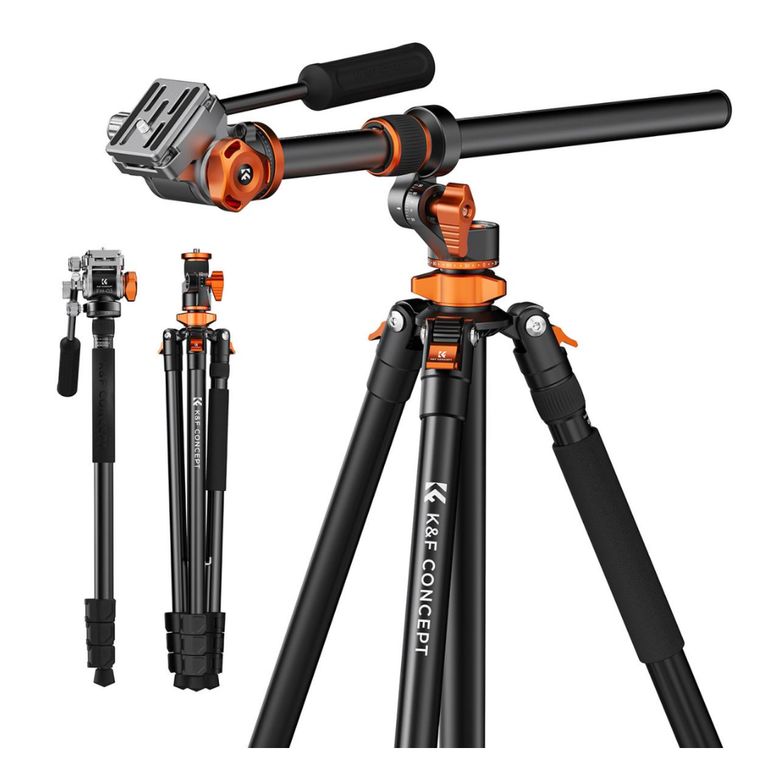 TRÍPODE KYF CONCEPT KF09137 PORTÁTIL CON CABEZAL FLUIDO