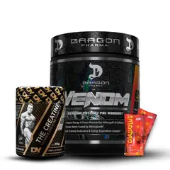 DORIAN YATES - Venom 40 Serv Fruit Punch+Creatina 300Gr+2 Diabolus