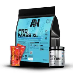 ADN - Proteína Pro mass xl 5kg Chocolate+Creatina 250Gr+2 Diabolus