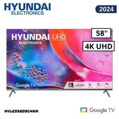 HYUNDAI - TV 58’’ HYLED5809G4KM UHD 4K GOOGLE TV