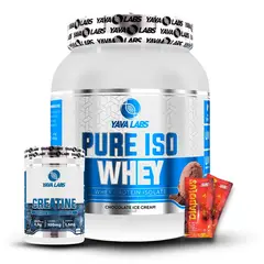 GENERICO - Proteína Yava Labs Iso Whey 1Kg Chocolate+Creatina Yava Labs 300Gr+2 Diabolus