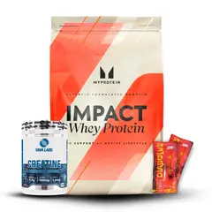 MYPROTEIN - Impact Whey Protein 1 kg Vainilla+Creatina Yava Labs 300Gr+2 Diabolus
