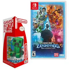 NINTENDO - Minecraft Legends Deluxe Edition Switch y Tomatodo de Creeper