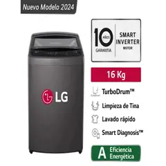 LG - LAVADORA 16KG TURBODRUM CARGA SUPERIOR WT16BVTB