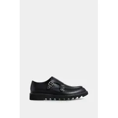 VELEZ - Vélez Mocasines Loira Cuero Hombre Silueta Monkstrap Negro