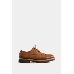 VELEZ - Vélez Zapatos Cordón Brogue Cuero Hombre Miel