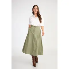 GENERICO - FALDA LARGA ALGODÓN ALMAT MUJER