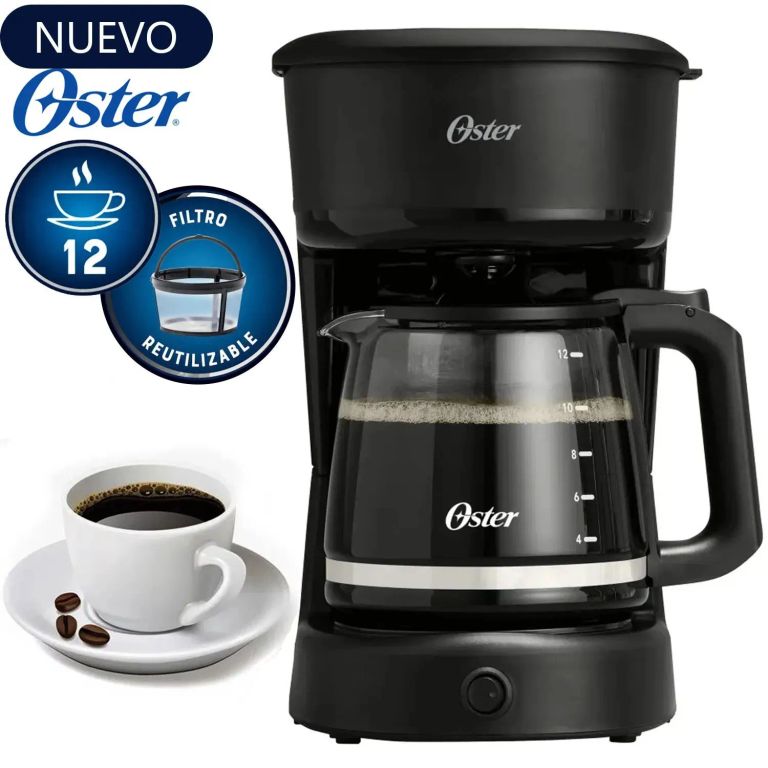 Cafetera 12 Tazas de Filtro reutilizable BVSTDCS121B