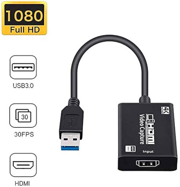 Tarjeta Capturador de Video 4K HDMI en Vivo Streaming