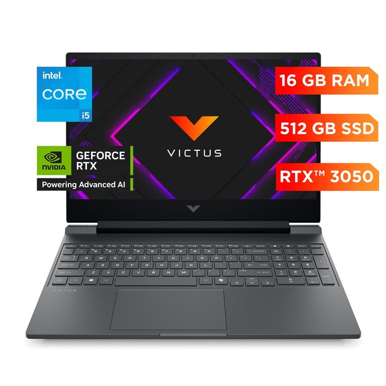 Laptop Victus15-fa2014la Intel Core i5 16GB 512GB RTX3050
