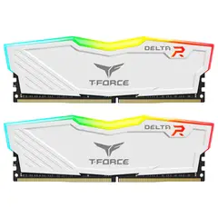 TEAMGROUP - Memoria RAM T-force Delta RGB 16GB DDR4 3600Mhz CL18 Blanco