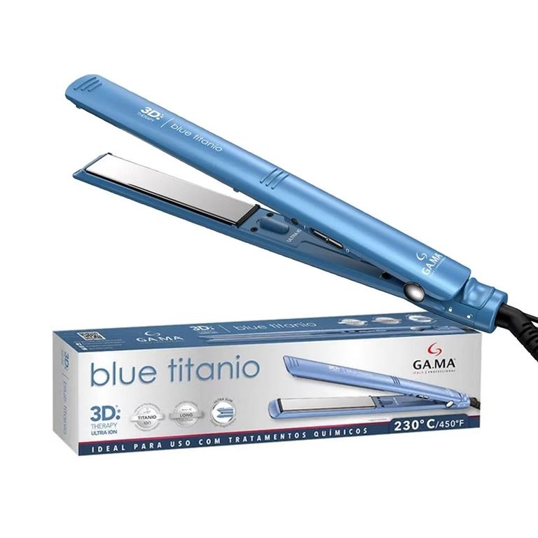 Plancha Alisadora 3D Blue Titanio BECHS0000002426 Azul