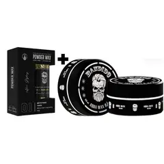 GENERICO - Pack Bandido Cera para el Cabello NO8 Negro y Polvo Texturizador 32g