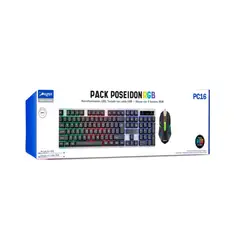 SUPER - PACK TECLADO RGB + MOUSE RGB