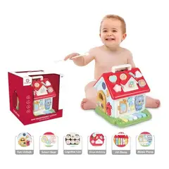 GENERICO - Casita Multifuncional con Piano Juguete Didáctico para Bebés