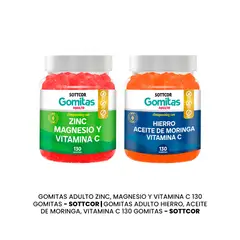 GENERICO - Gomitas De Zinc Adulto + Gomitas De Hierro Adulto - SOTTCOR