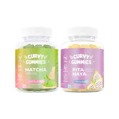 GENERICO - Pack Curvy Gummies Matcha 60 gomitas + Pitahaya 60 Gomitas