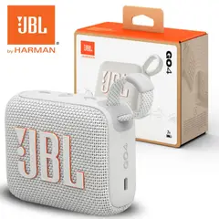 JBL - Parlante Go 4 Portatil Bluetooth Acuático IPX67 Extra Bass Blanco