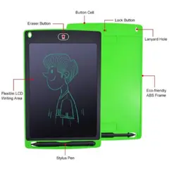 GENERICO - Tablet Pizarra Lcd Dibujo para Niños 10 Pulgadas VERDE